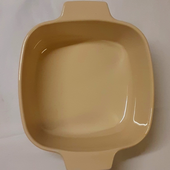 Corningware Wildflower on cream 1.5 qt ceramic casserole w lid Like new unusual - Picture 3 of 7